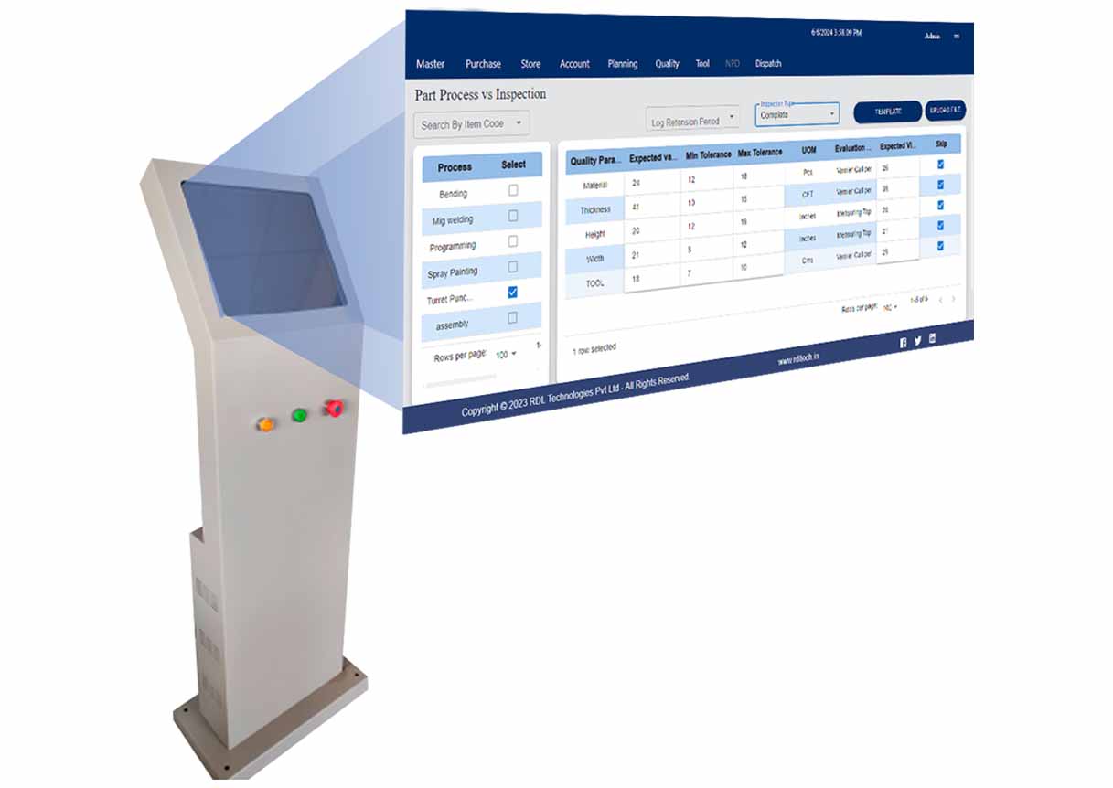 Real-time production monitoring with MES 4.0